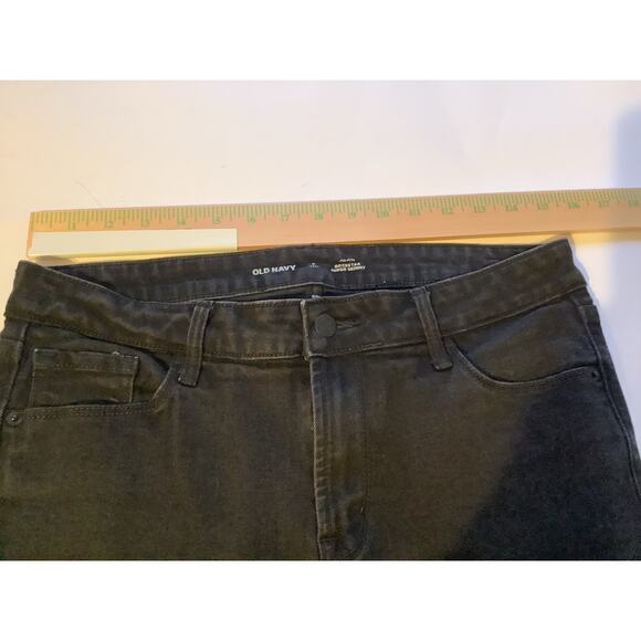 Old Navy Rockstar Super Skinny Mid Rise Black Jeans Size 8 Tall Gently Worn - Picture 5 of 8